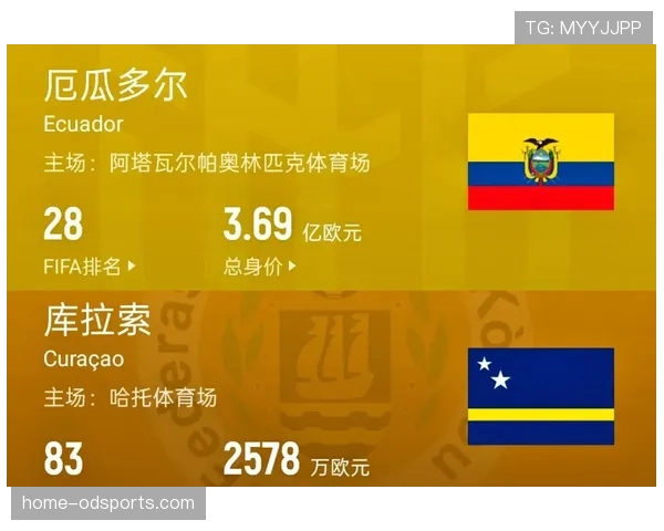 厄瓜多尔世界杯E组数据：三场比赛积4分晋级